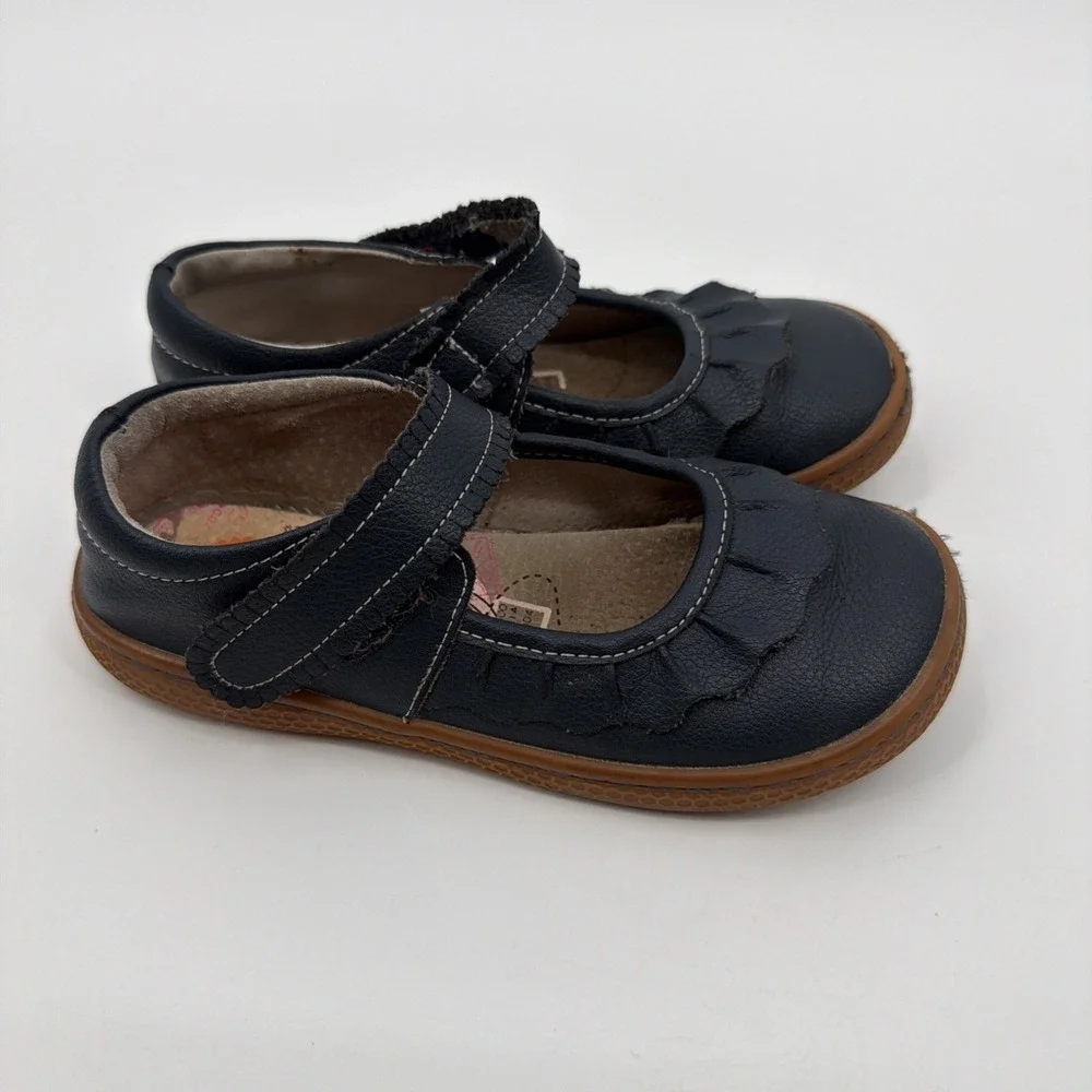 Livie & Luca RUCHE CLASSIC Mary Jane Navy Shoes Size 12